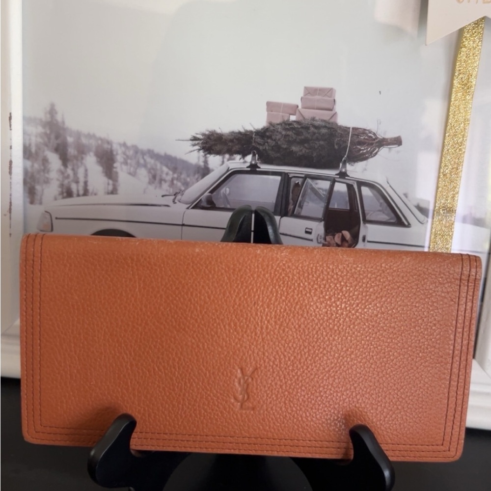 YVES SAINT LAURENT Leather Wallet